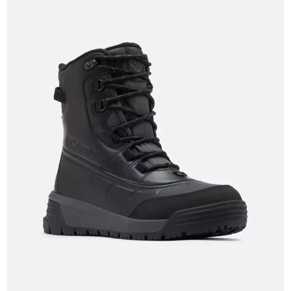 Columbia Bugaboot Celsius BM9458-010 Boots Men's Black Leather Waterproof TF1752 - Picture 1 of 15